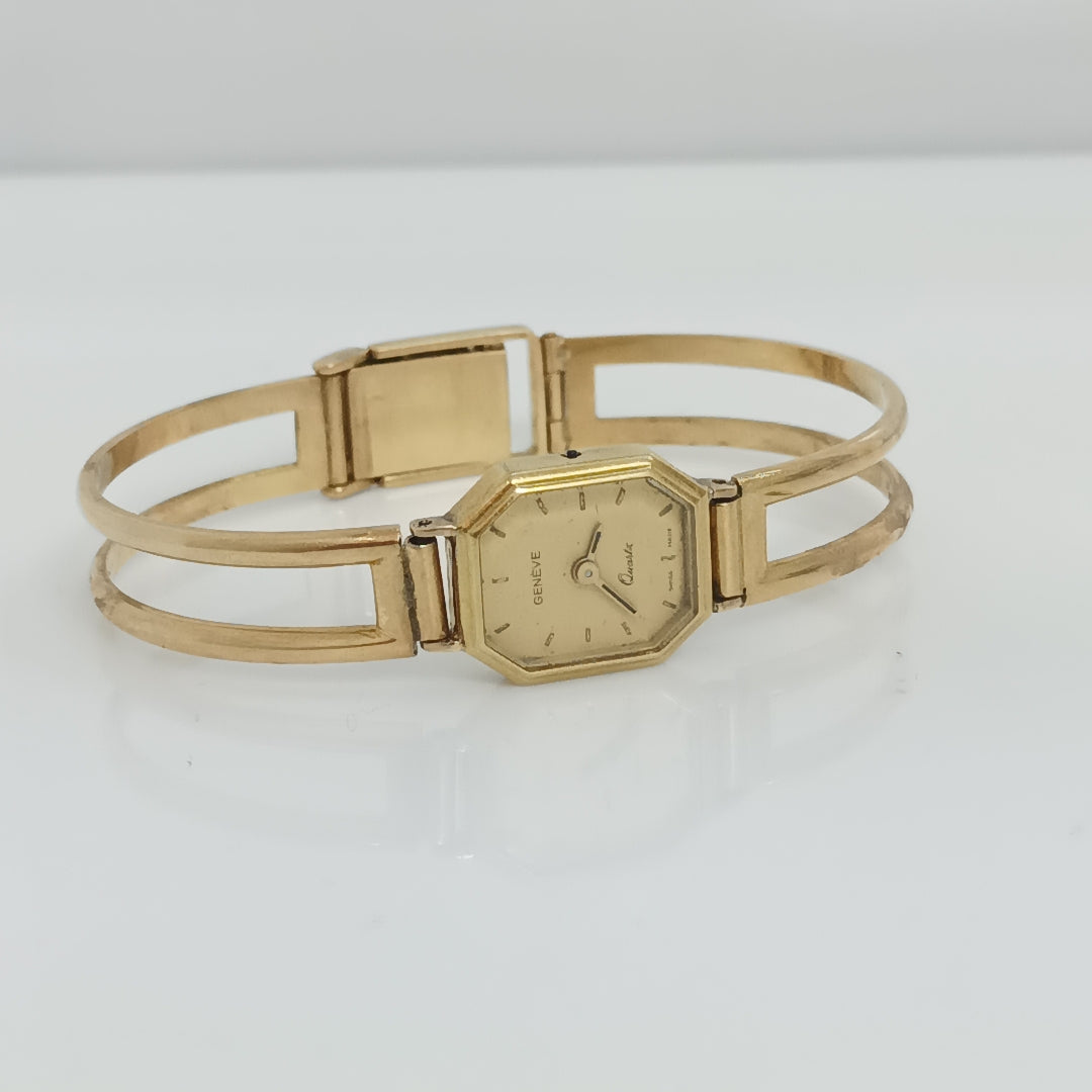 K1 26,30 GRMS 14 K ESPECIFICACIONES COMPLEMENTARIAS RELOJ CAJA ACERO PULSO ORO (SEMINUEVO)