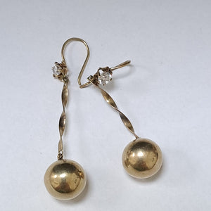 ARETES PAR ORO 8 K 2,20 GRMS (SEMINUEVO)
