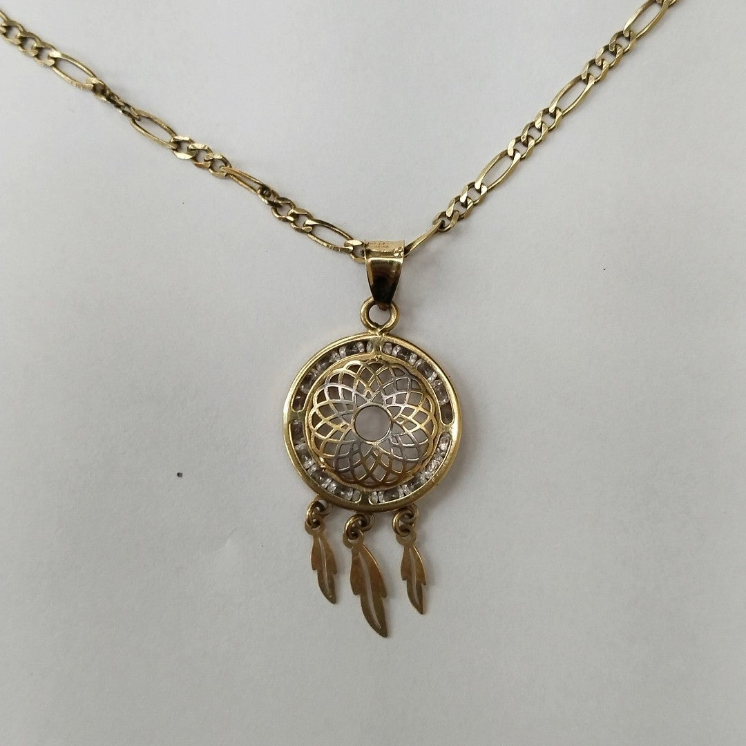 CADENA, DIJE ORO 10 K 3.8 GRMS (SEMINUEVO)