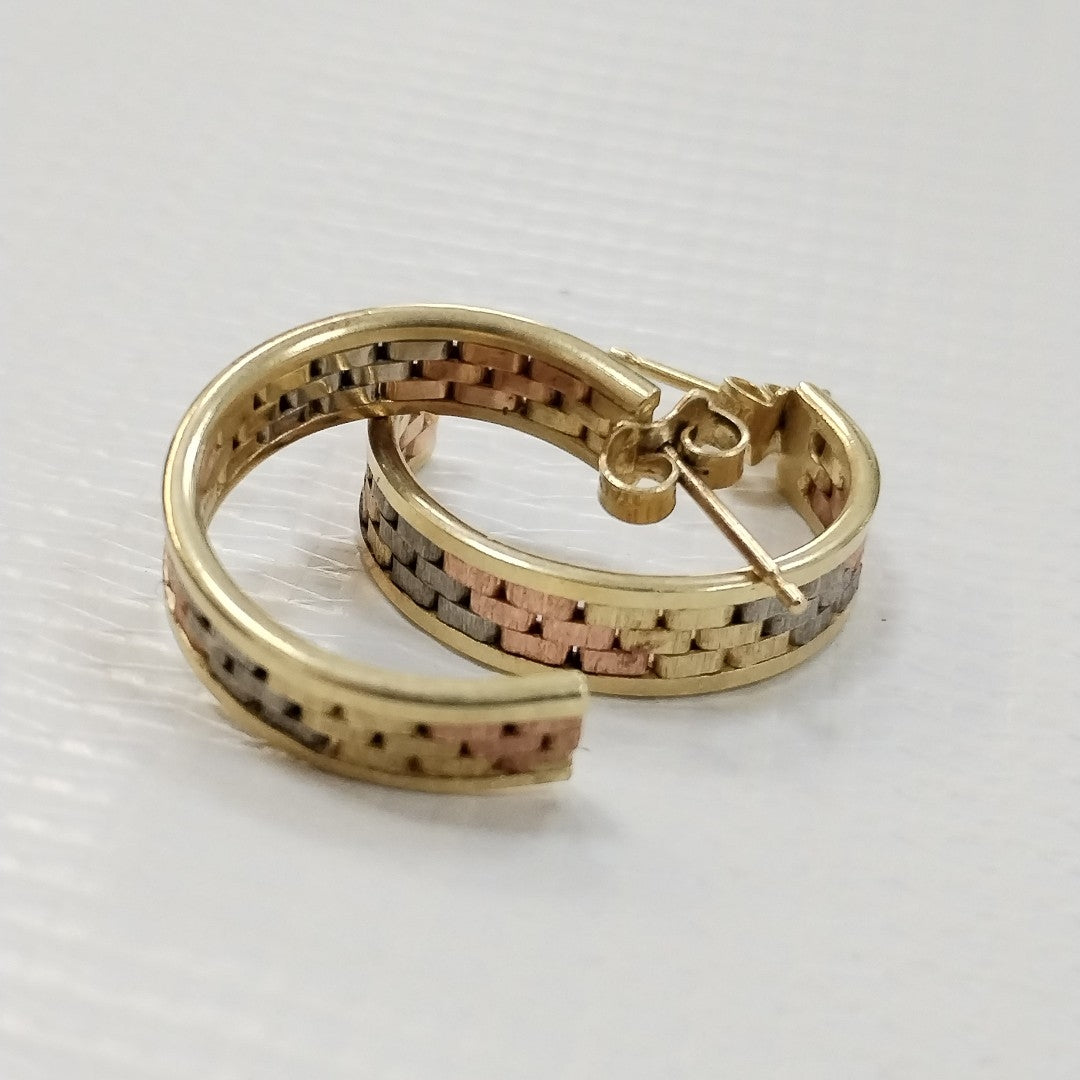 ARRACADAS PAR ORO 14 K 6,30 GRMS (SEMINUEVO)