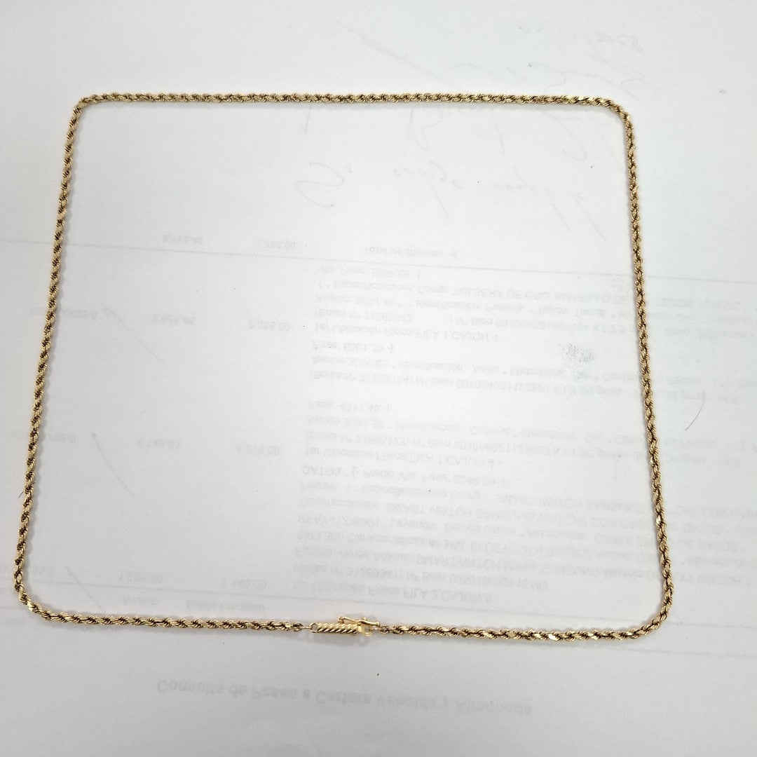 CADENA ORO 14 K 3.1 GRMS (SEMINUEVO)
