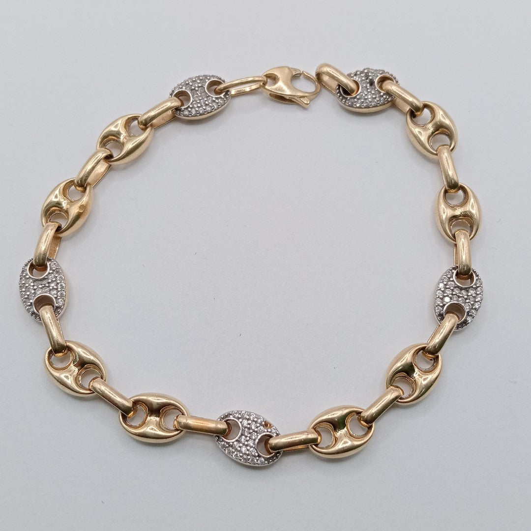 PULSERA ORO 14 K 10.2 GRMS (SEMINUEVO)