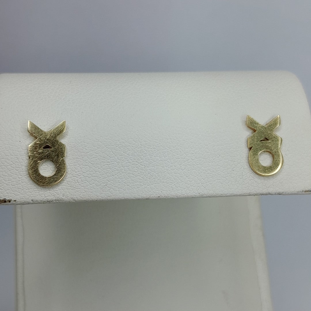 10247ARE01100B885 FRD15 ARETES ORO 14K 1.2GRS (NUEVO)