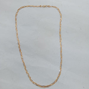 CADENA ORO COMBINADO 14 K 4,10 GRMS (SEMINUEVO)