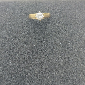 SOLITARIO ORO 14 K 2,50 GRMS (SEMINUEVO)