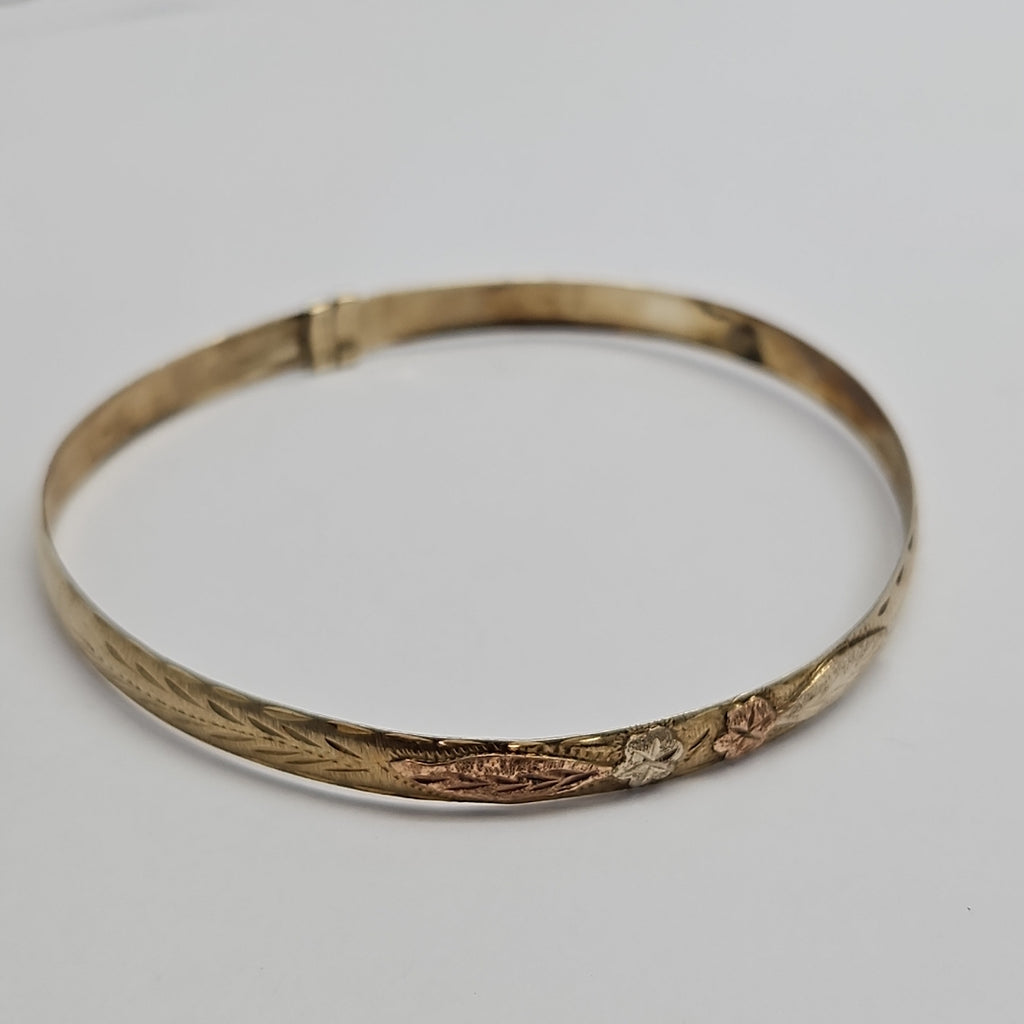 PULSERA RIGIDA ORO 8 K 4,90 GRMS (SEMINUEVO)