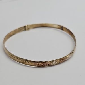 PULSERA RIGIDA ORO 8 K 4,90 GRMS (SEMINUEVO)