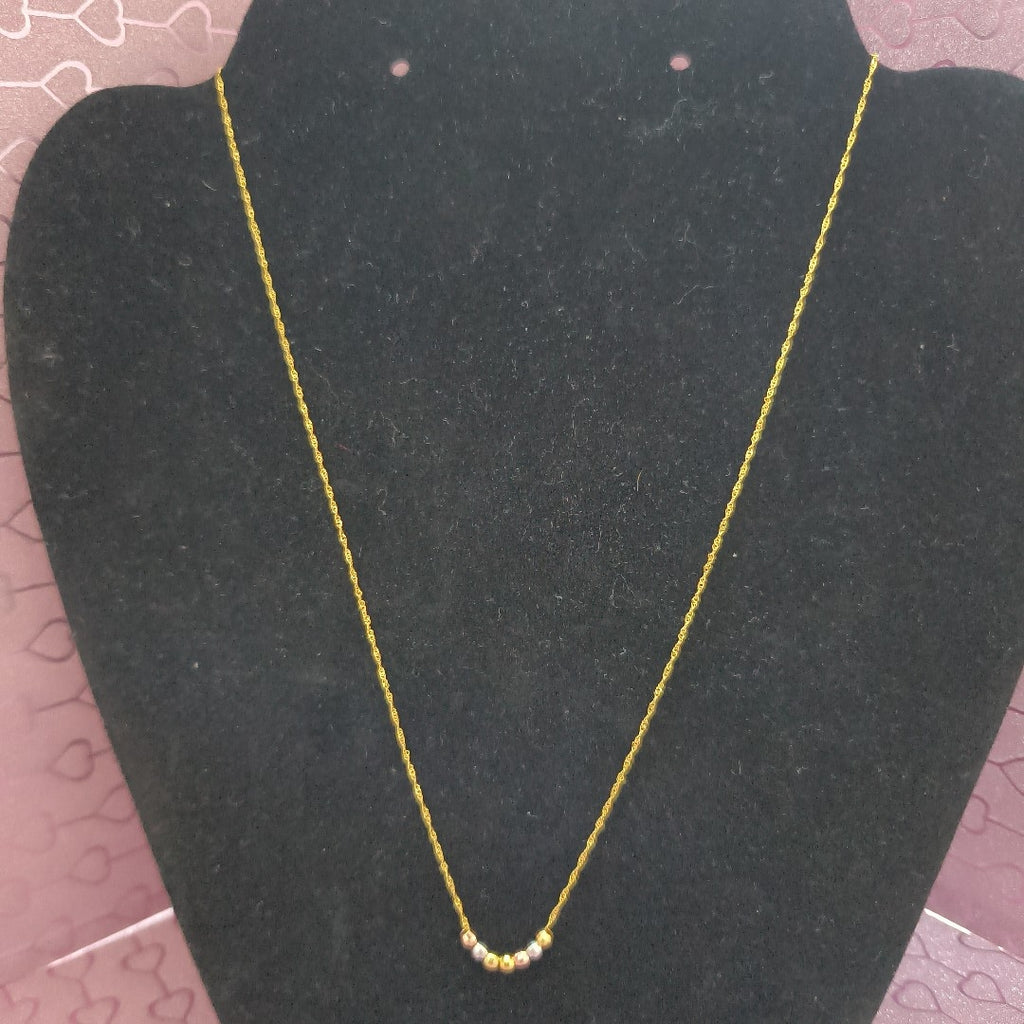 GARGANTILLA ORO 14 K 1,20 GRMS (SEMINUEVO)