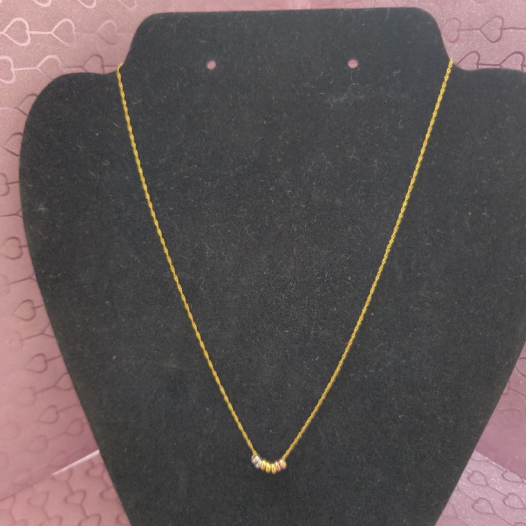 GARGANTILLA ORO 14 K 1,00 GRMS (SEMINUEVO)