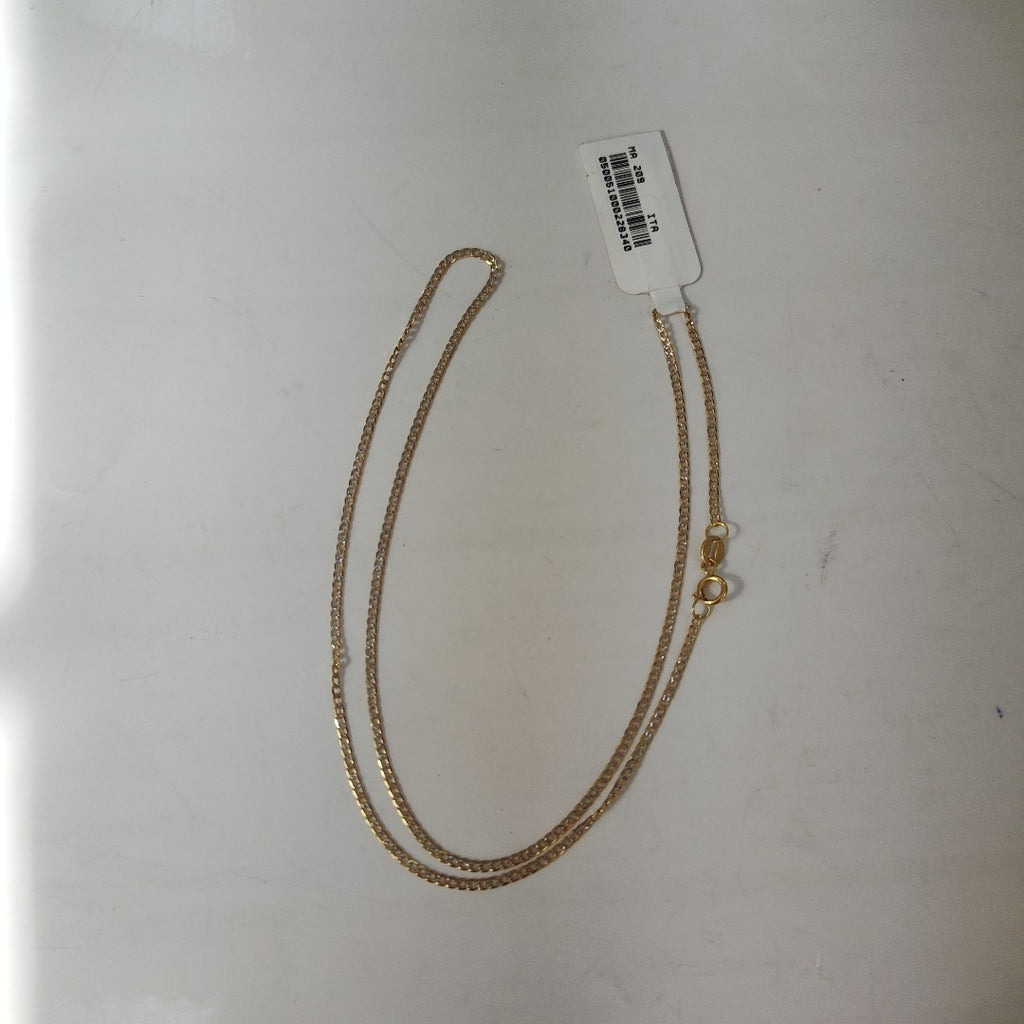 CADENAS BARBADA DIAMANTADA ORO 14K 1.8 (NUEVO)