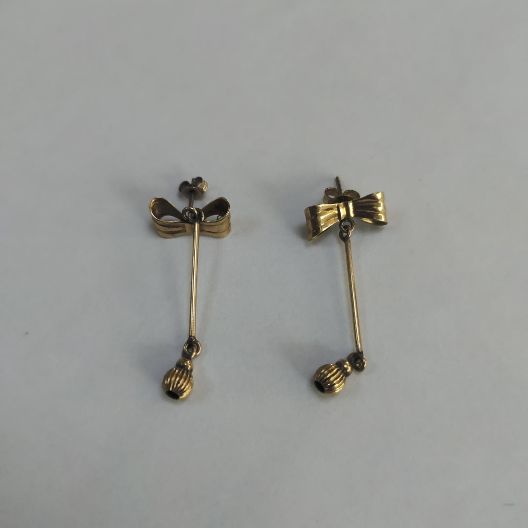 ARETES PAR ORO 14 K 3 GRMS (SEMINUEVO)