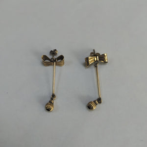 ARETES PAR ORO 14 K 3 GRMS (SEMINUEVO)