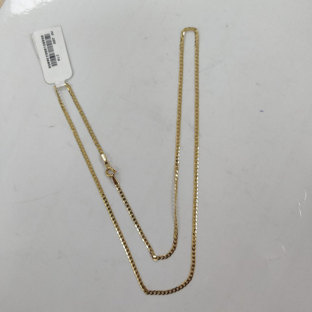 CADENAS BARBADA AMARILLA ORO 10K 2.5 (NUEVO)