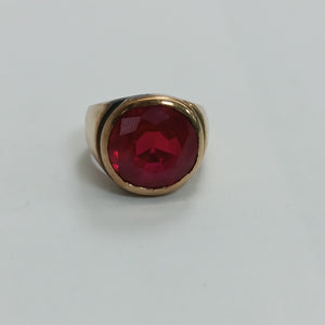 ANILLO ORO 10 K 10.5 GRMS (SEMINUEVO)