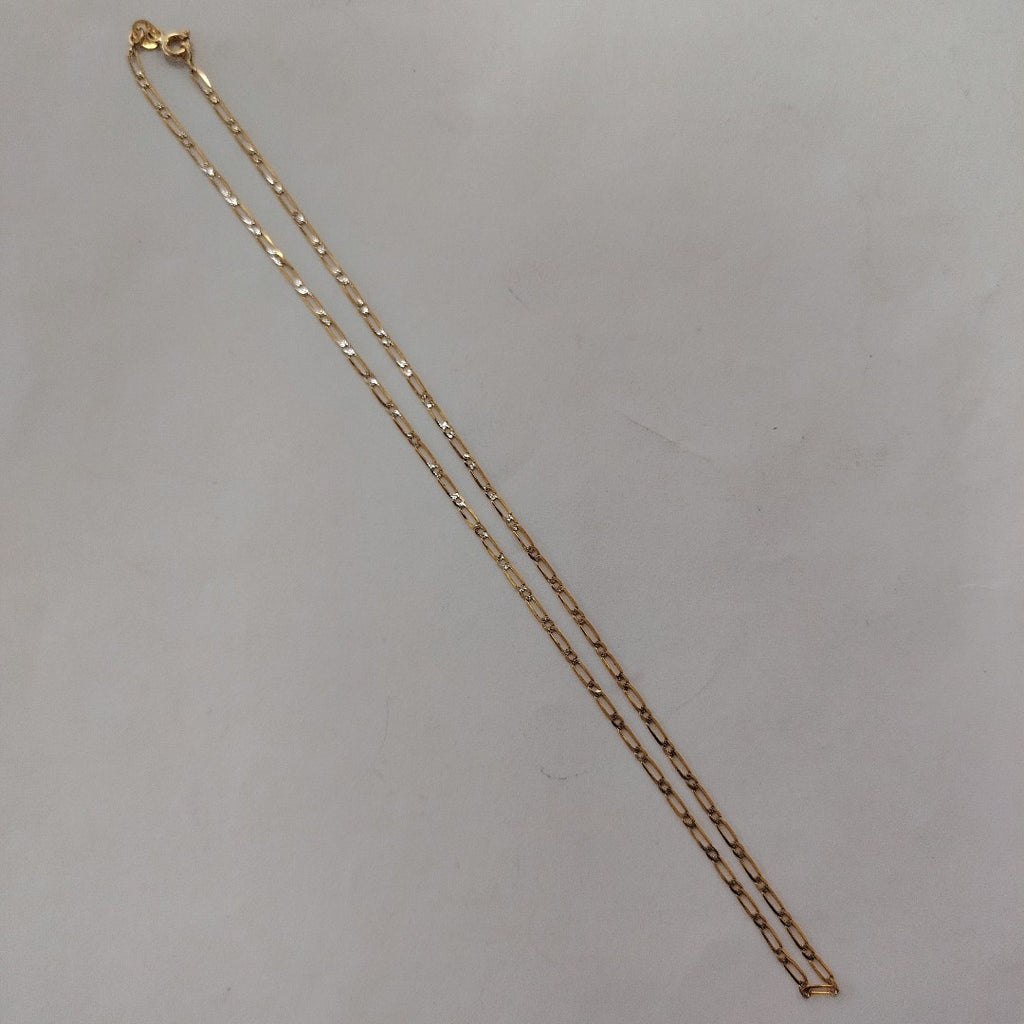 CADENA ORO COMBINADO 14 K 2,10 GRMS (SEMINUEVO)