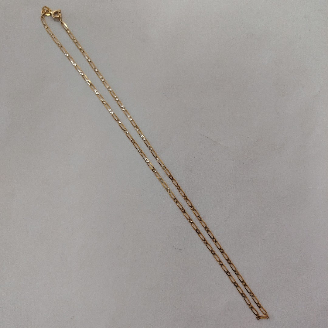 CADENA ORO COMBINADO 14 K 2,10 GRMS (SEMINUEVO)