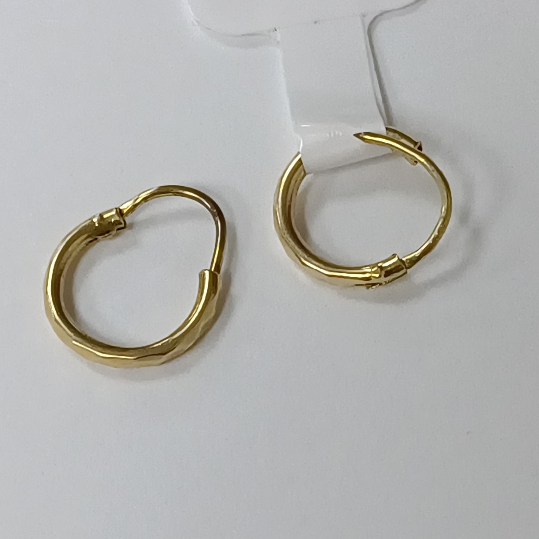 ARETES PAR ORO 18 K 0,50 GRMS (SEMINUEVO)