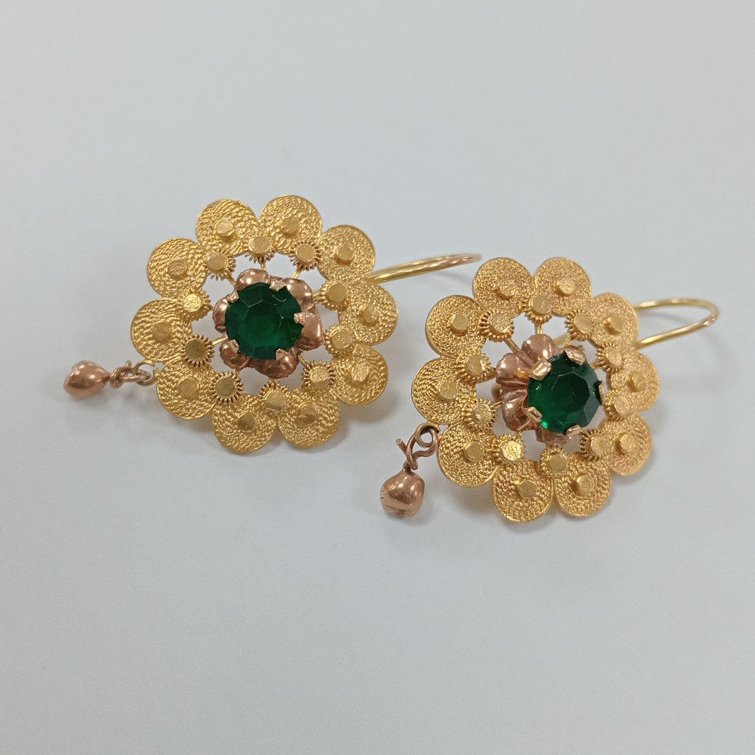 ARETES PAR ORO 8 K 6.4 GRMS (SEMINUEVO)