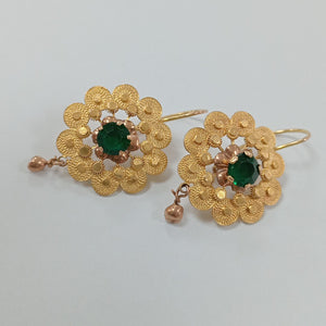 ARETES PAR ORO 8 K 6.4 GRMS (SEMINUEVO)