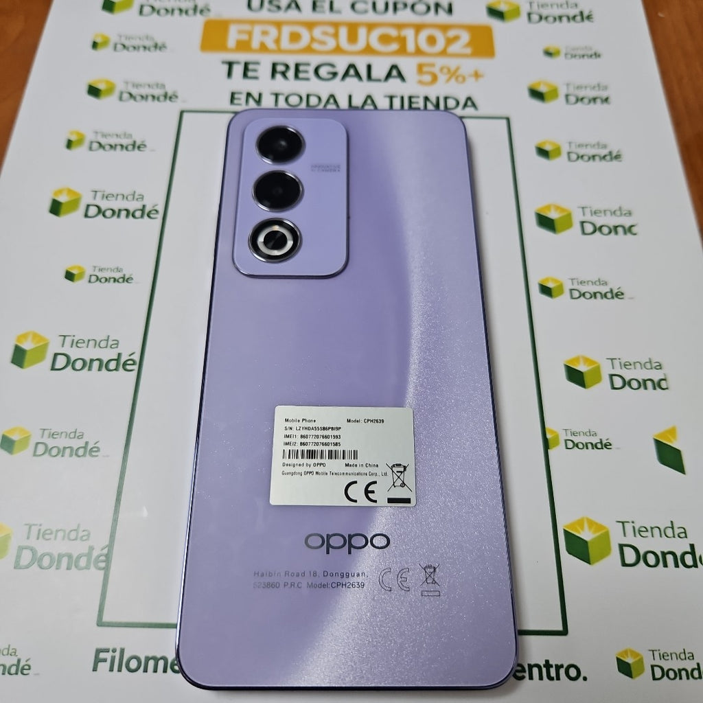 CELULAR OPPO  A80 5G CPH2639 (2024) 256 GB 8 GB RAM (SEMINUEVO)