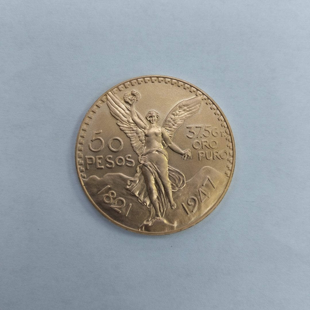 K1 41.6 GRMS 21 K IDENTIFICACIÓN MONEDA NOMINATIVA MONEDAS PESOS 50 PESOS (SEMINUEVO)