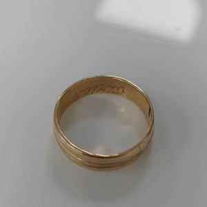 ARGOLLA ORO 14 K 4,10 GRMS (SEMINUEVO)