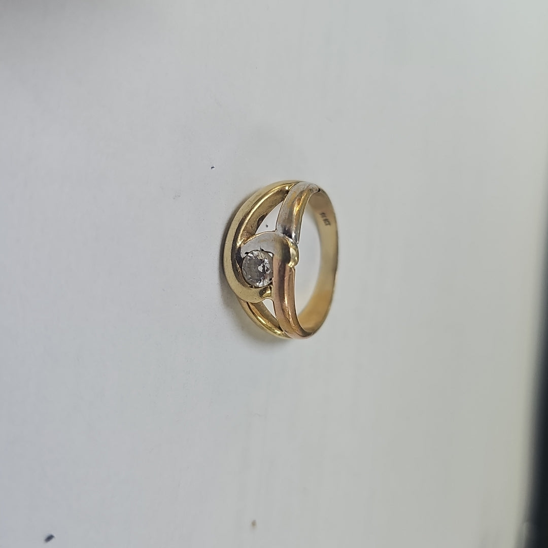 ANILLO ORO 14 K 5.5 GRMS (SEMINUEVO)
