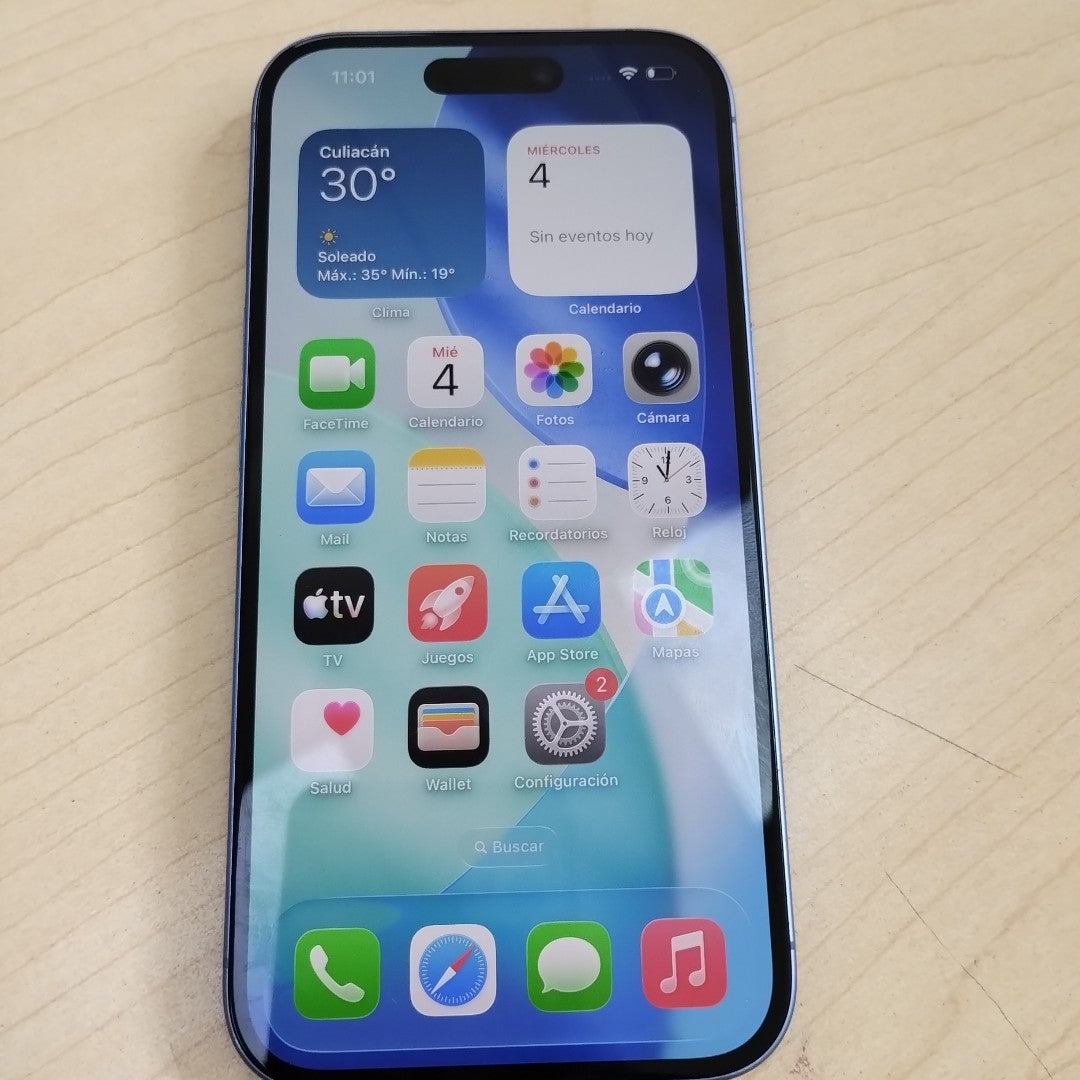 CELULAR APPLE IPHONE 16 A3286 (2024) 128 GB 8 GB RAM (SEMINUEVO)