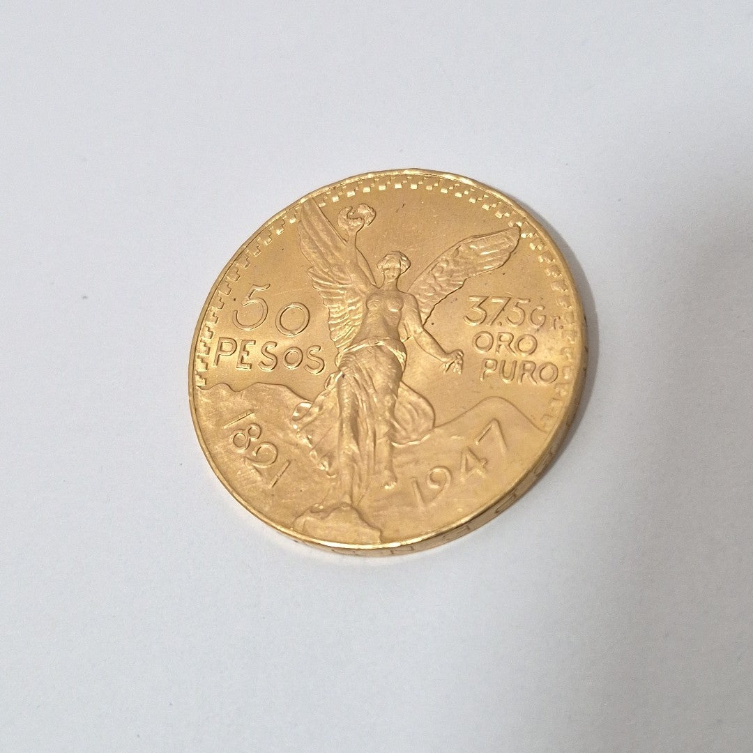 K1 41,60 GRMS 21 K IDENTIFICACIÓN MONEDA NOMINATIVA MONEDAS PESOS 50 PESOS (SEMINUEVO)