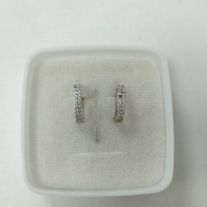 ARRACADAS PAR ORO 14 K 1.6 GRMS (SEMINUEVO)