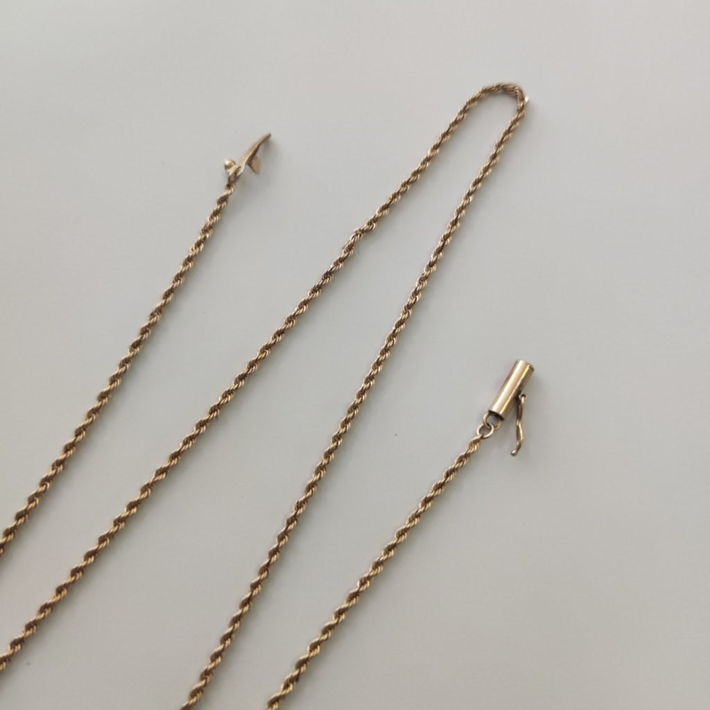 CADENA ORO 14 K 4.9 GRMS (SEMINUEVO)