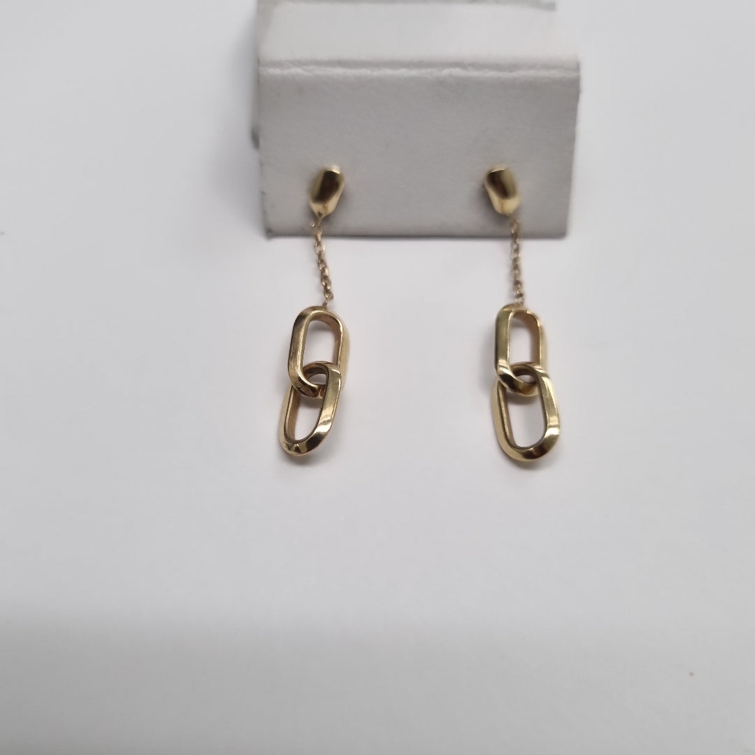 ARETES PAR ORO 14 K 2 GRMS (SEMINUEVO)