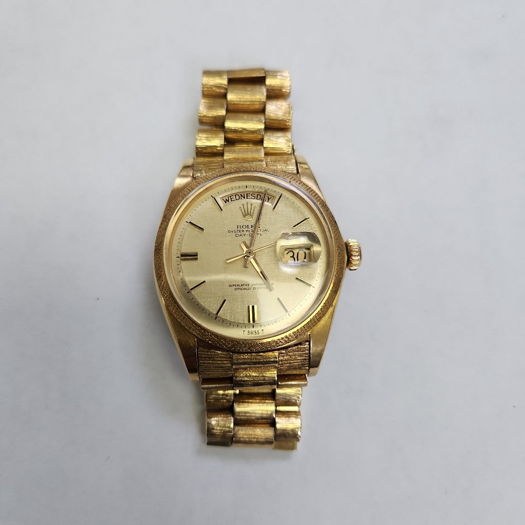 RELOJ CAJA Y PULSO ORO ORO 18 K 106.3 GRMS (SEMINUEVO)
