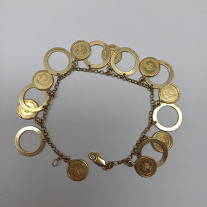 PULSERA ORO 14 K 8 GRMS (SEMINUEVO)