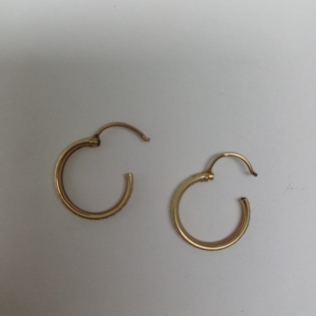 ARRACADAS PAR ORO 10 K 1 GRMS (SEMINUEVO)