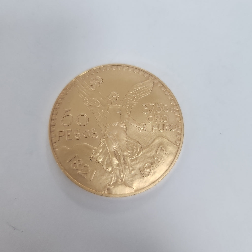 K1 41.6 GRMS 21 K IDENTIFICACIÓN MONEDA NOMINATIVA MONEDAS PESOS 50 PESO (SEMINUEVO)