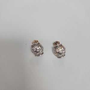 BROQUELES PAR ORO BLANCO 14 K 3,70 GRMS (SEMINUEVO)
