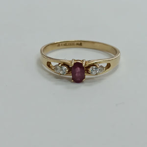 ANILLO ORO 14 K 1,90 GRMS (SEMINUEVO)