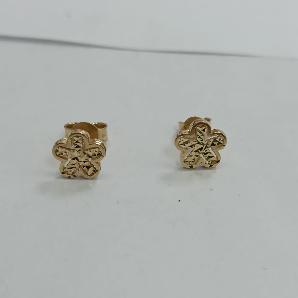 BROQUELES PAR ORO 14 K 1,00 GRMS (SEMINUEVO)