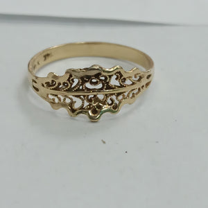 ANILLO ORO 14 K 1.4 GRMS (SEMINUEVO)