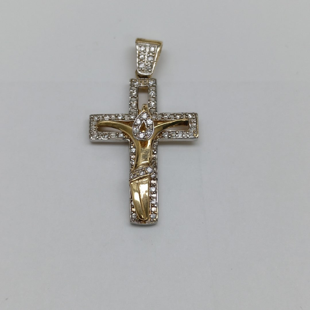 CRUCIFIJO ORO 14 K 6.5 GRMS (SEMINUEVO)