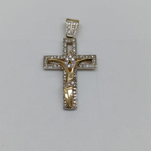 CRUCIFIJO ORO 14 K 6.5 GRMS (SEMINUEVO)