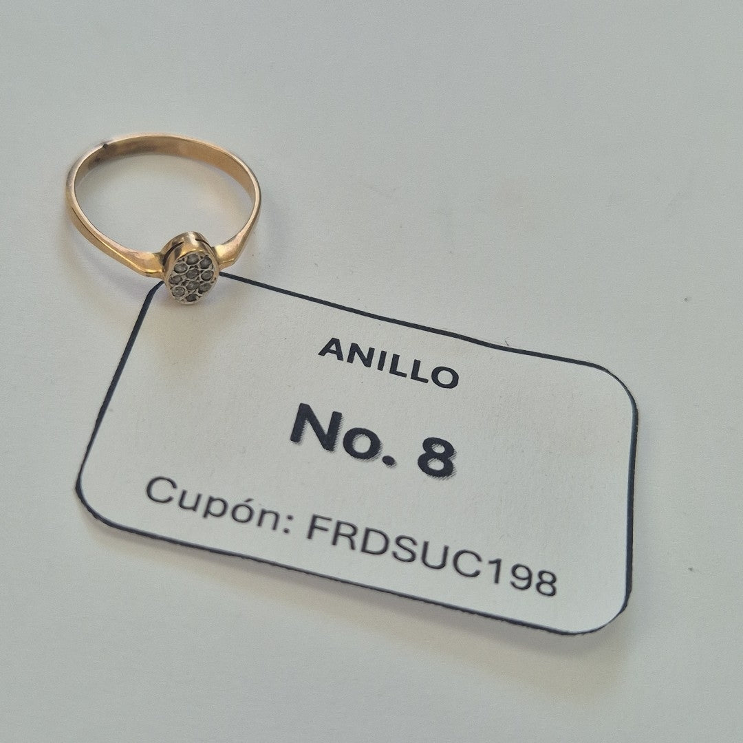 ANILLO ORO 14 K 2.2 GRMS (SEMINUEVO)