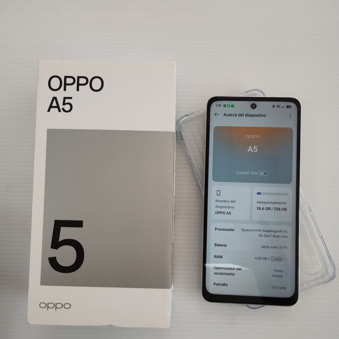 CELULAR OPPO  A5 CPH2727 (2025) 256 GB 4 GB RAM (SEMINUEVO)