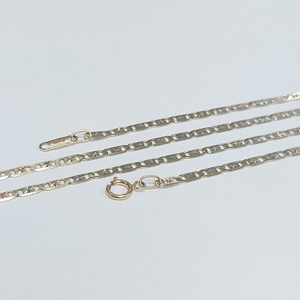 CADENA ORO, ORO COMBINADO 14 K 5 GRMS (SEMINUEVO)