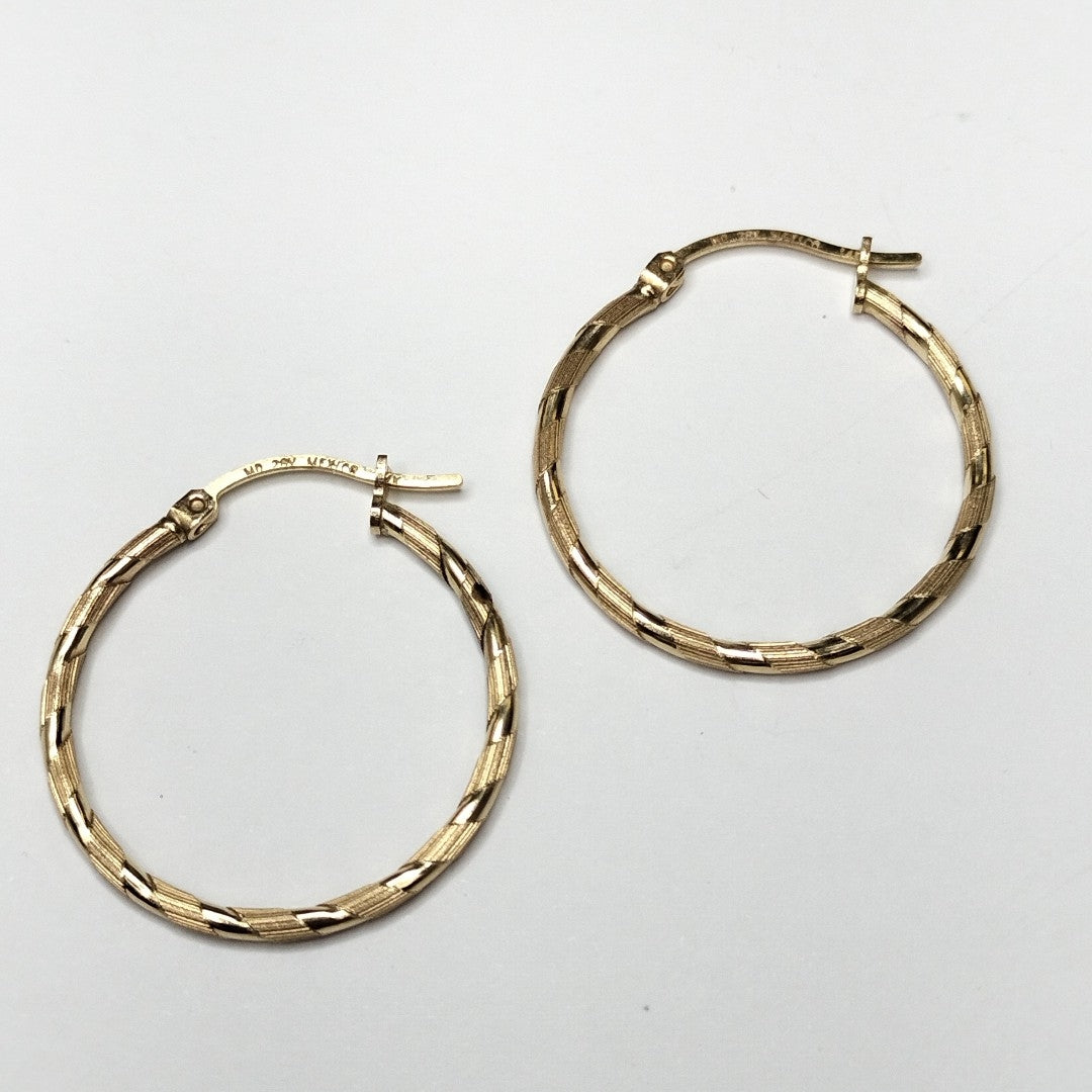 ARRACADAS PAR ORO 12 K 2.2 GRMS (SEMINUEVO)