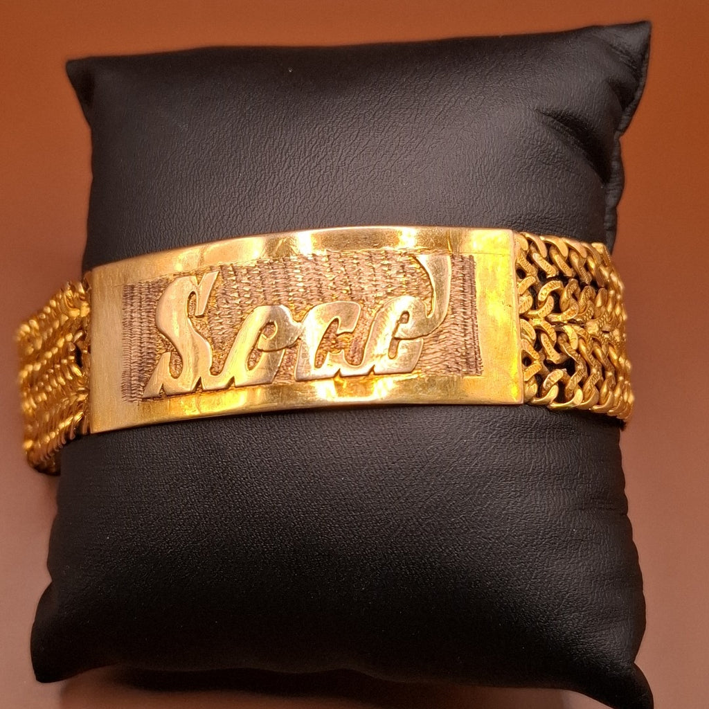 BRAZALETE ORO 8 K 38.2 GRMS (SEMINUEVO)
