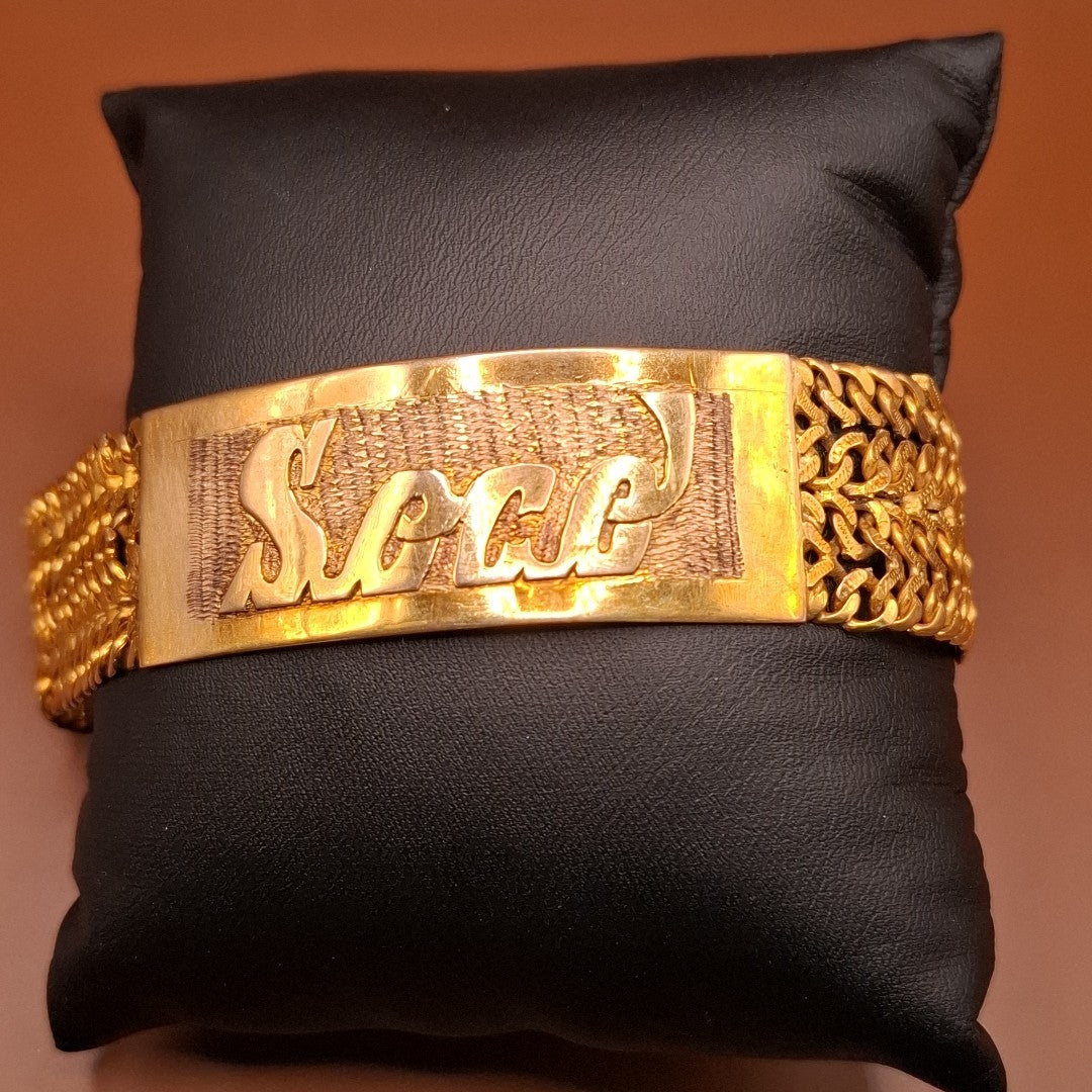 BRAZALETE ORO 8 K 38.2 GRMS (SEMINUEVO)