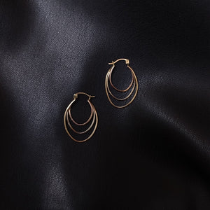 ARETES PAR ORO COMBINADO 10 K 2,00 GRMS (SEMINUEVO)