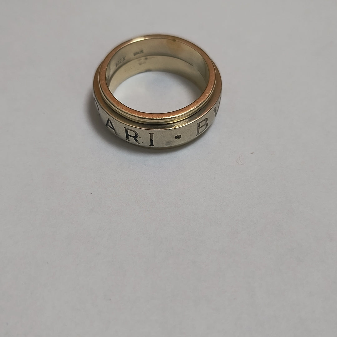 ANILLO ORO BLANCO 14 K 14,20 GRMS (SEMINUEVO)
